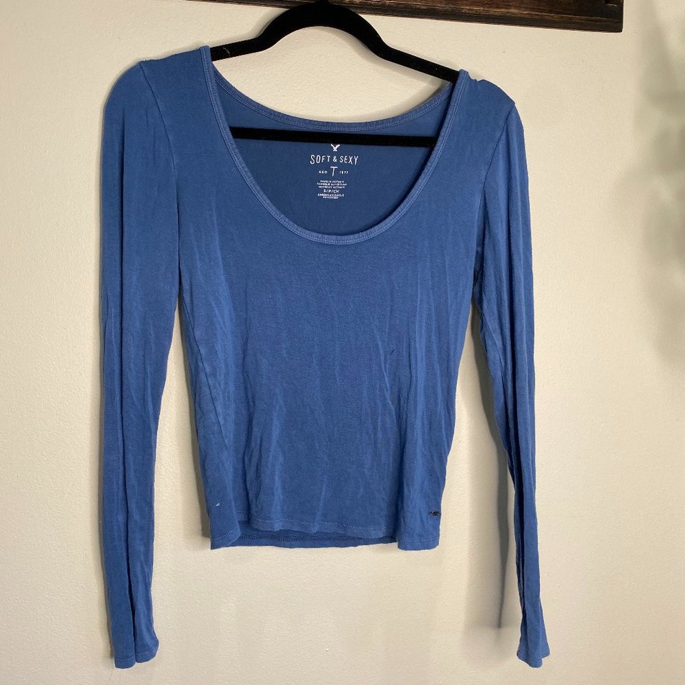 American Eagle, long sleeve women's tee